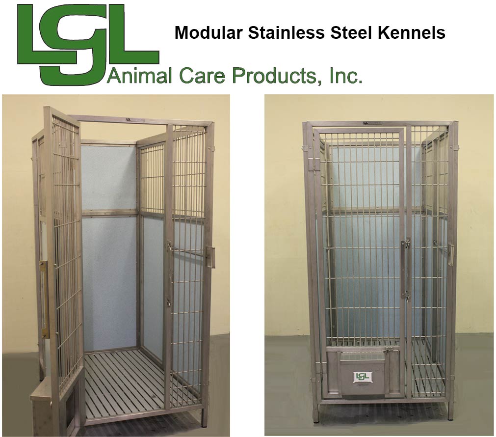 modular stainless steel kennel