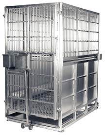group 7 monkey aluminum cage